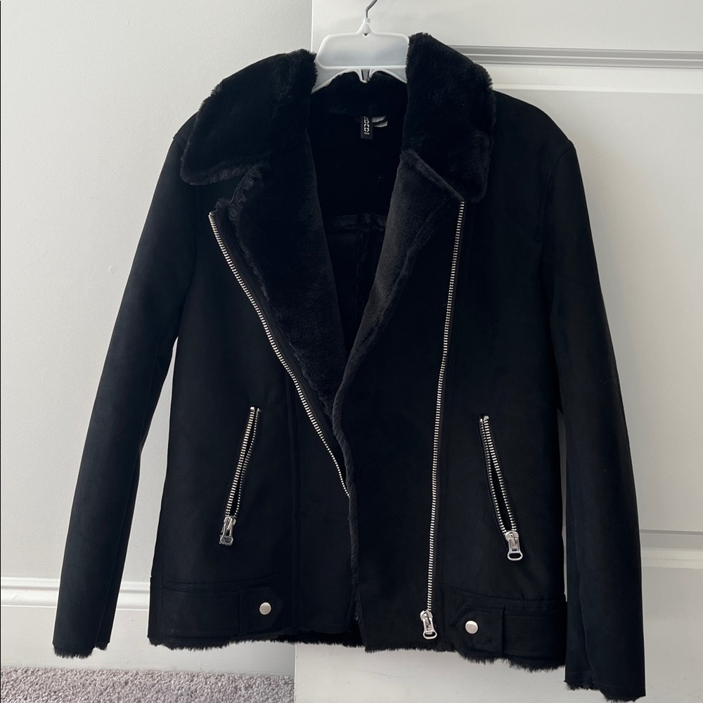 NWOT H&M Black Moto Jacket